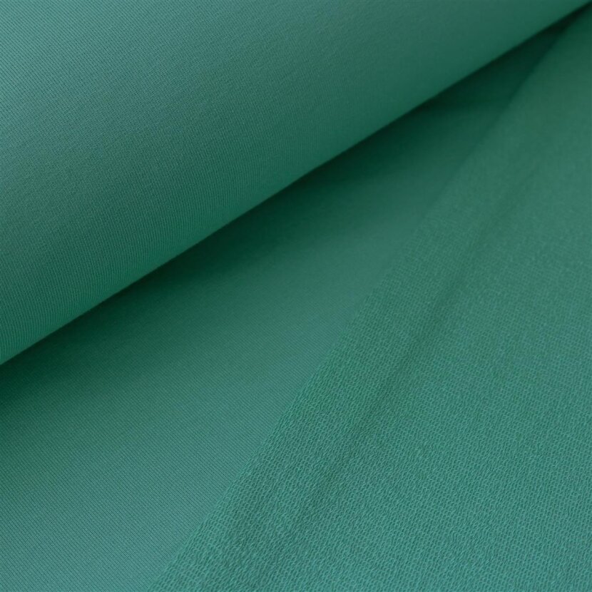 "French Terry Solid - Teal: Exceptional Comfort in 10 Words"