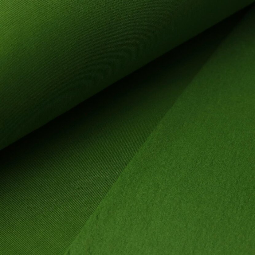 "French Terry Brushed Solid - Green"