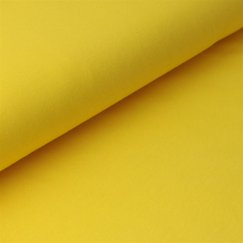 "Yellow Cotton Jersey - Solid Color"
